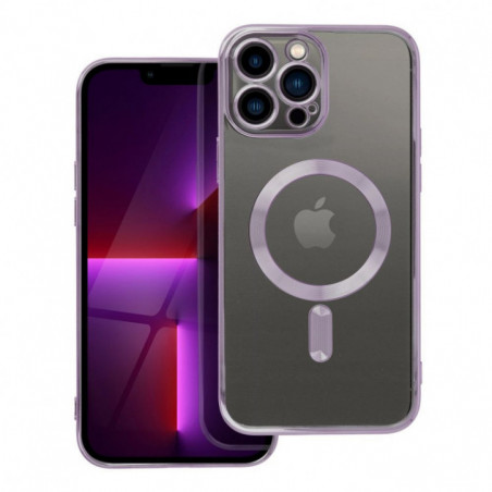 Kryt Electro Mag na Apple iPhone 13 Pro Max MagSAFE  Hluboká fialová