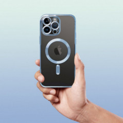 Kryt Electro Mag na Apple iPhone 13 Pro Max MagSAFE  Modrý