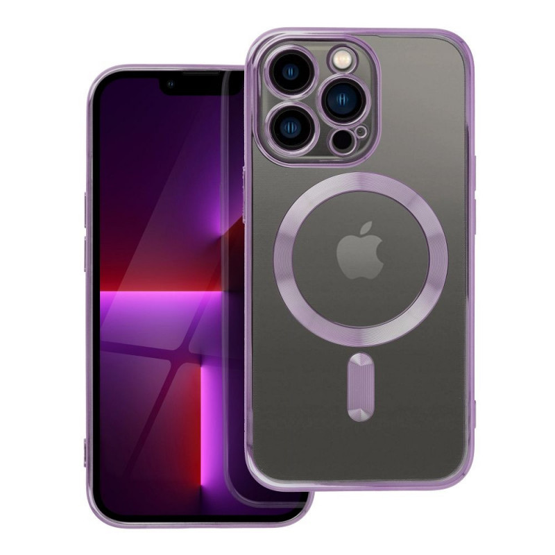 Kryt Electro Mag na Apple iPhone 13 Pro MagSAFE  Hluboká fialová