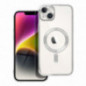 Kryt Electro Mag na Apple iPhone 14 Plus MagSAFE  Stříbrný