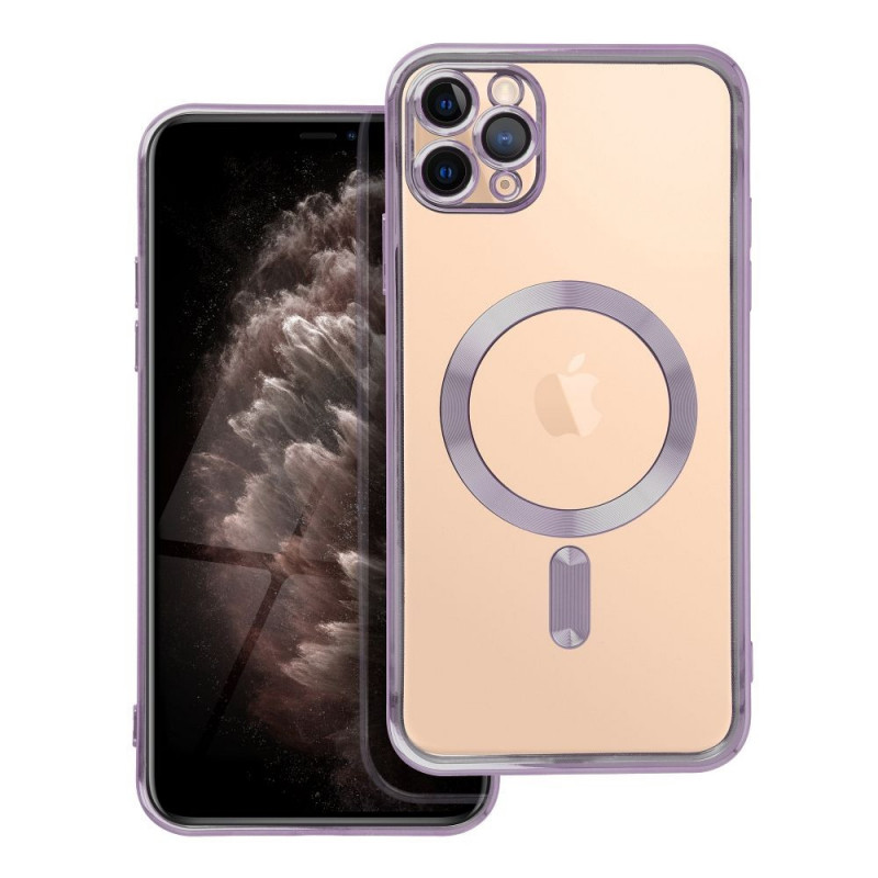Kryt Electro Mag na Apple iPhone 11 Pro Max MagSAFE  Hluboká fialová