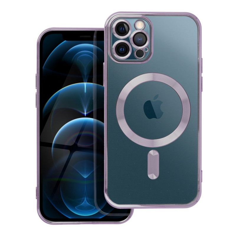 Kryt Electro Mag na Apple iPhone 12 Pro MagSAFE  Hluboká fialová