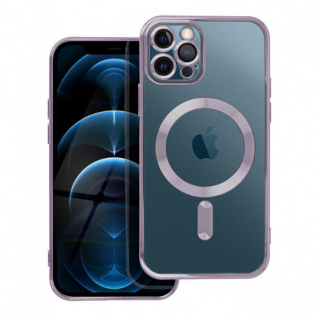 Kryt Electro Mag na Apple iPhone 12 Pro MagSAFE  Hluboká fialová