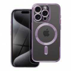 Kryt Electro Mag na Apple iPhone 15 Pro MagSAFE  Hluboká fialová