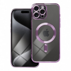 Kryt Electro Mag na Apple iPhone 15 Pro Max MagSAFE  Hluboká fialová