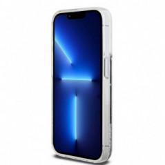 Kryt DKNY Liquid Glitters Arch Logo na Apple iPhone 13 Pro Černý