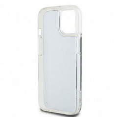 Kryt DKNY Liquid Glitters Arch Logo na Apple iPhone 14 Černý