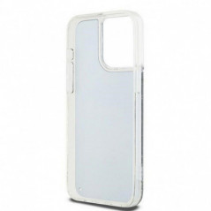 Kryt DKNY Liquid Glitters Arch Logo na Apple iPhone 14 Pro Max Černý