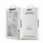 Kryt DKNY Liquid Glitters Arch Logo na Apple iPhone 15 Pro Max Bílý