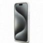 Kryt DKNY Liquid Glitters Checkered Pattern na Apple iPhone 15 Růžový