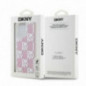 Kryt DKNY Liquid Glitters Checkered Pattern na Apple iPhone 15 Pro Max Růžový