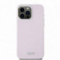 Kryt DKNY Silicone Horizontal Metal Logo na Apple iPhone 14 Pro Max MagSAFE  Růžový