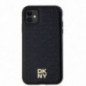 Kryt DKNY Pu Repeat Pattern Stack Logo na Apple iPhone 11 MagSAFE  Černý