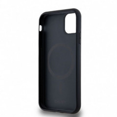Kryt DKNY Pu Repeat Pattern Stack Logo na Apple iPhone 11 MagSAFE  Černý