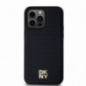 Kryt DKNY Pu Repeat Pattern Stack Logo na Apple iPhone 13 Pro Max MagSAFE  Černý