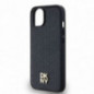 Kryt DKNY Pu Repeat Pattern Stack Logo na Apple iPhone 14 MagSAFE  Černý