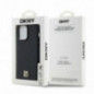 Kryt DKNY Pu Repeat Pattern Stack Logo na Apple iPhone 14 Pro Max MagSAFE  Černý