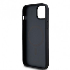 Kryt DKNY Pu Repeat Pattern Stack Logo na Apple iPhone 15 Plus MagSAFE  Černý