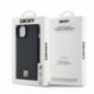 Kryt DKNY Pu Repeat Pattern Stack Logo na Apple iPhone 15 Plus MagSAFE  Černý