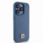 Kryt DKNY Pu Repeat Pattern Stack Logo na Apple iPhone 15 Pro MagSAFE  Modrý