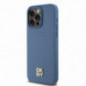 Kryt DKNY Pu Repeat Pattern Stack Logo na Apple iPhone 15 Pro Max MagSAFE  Modrý