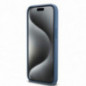 Kryt DKNY Pu Repeat Pattern Stack Logo na Apple iPhone 15 Pro Max MagSAFE  Modrý
