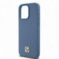 Kryt DKNY Pu Repeat Pattern Stack Logo na Apple iPhone 15 Pro Max MagSAFE  Modrý