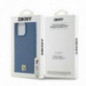 Kryt DKNY Pu Repeat Pattern Stack Logo na Apple iPhone 15 Pro Max MagSAFE  Modrý