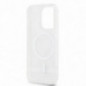 Kryt DKNY Checkered Pattern Printed Stripes na Apple iPhone 15 Pro Max MagSAFE  Béžový