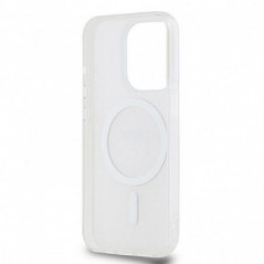 Kryt DKNY Repeat Texture Pattern Stripe na Apple iPhone 14 Pro Max MagSAFE  Růžový