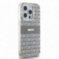 Kryt DKNY Repeat Texture Pattern Stripe na Apple iPhone 15 Pro Max MagSAFE  Béžový