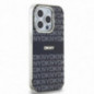 Kryt DKNY Repeat Texture Pattern Stripe na Apple iPhone 13 Pro MagSAFE  Černý