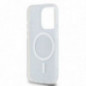 Kryt DKNY Repeat Texture Pattern Stripe na Apple iPhone 15 Pro Max MagSAFE  Černý