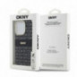 Kryt DKNY Repeat Texture Pattern Stripe na Apple iPhone 15 Pro Max MagSAFE  Černý
