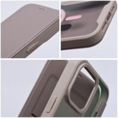 Peněženkové pouzdro Smart Mag Book na Apple iPhone 16 Pro Max Elegantní  MagSAFE  Titanový