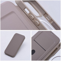 Peněženkové pouzdro Smart Mag Book na Apple iPhone 16 Pro Max Elegantní  MagSAFE  Titanový