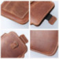 Univerzální pouzdro, Pouzdro na opasek ROYAL - Leather universal flap pocket na XIAOMI Redmi Note 10 Pro Max Hnědý