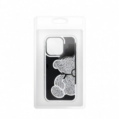 Kryt Teddy bear na Apple iPhone 15 Stříbrný