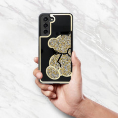 Kryt Teddy bear na Samsung Galaxy A15 5G Zlatý