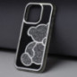 Kryt Teddy bear na Apple iPhone 14 Stříbrný