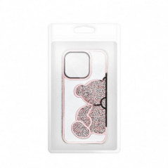 Kryt Teddy bear na Apple iPhone 14 Pro Růžový