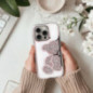 Kryt Teddy bear na Apple iPhone SE 2022 5G Růžový