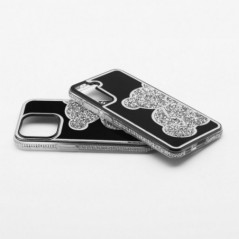 Kryt Teddy bear na Apple iPhone 13 Pro Stříbrný