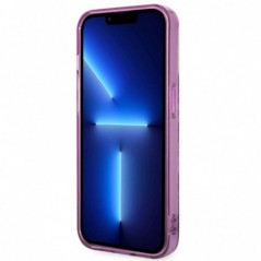 Kryt Guess IML Electro Cam TDJ na Apple iPhone 14 Pro Světle cyklámenový