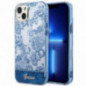 Kryt Guess IML Electro Cam TDJ na Apple iPhone 14 Modrý