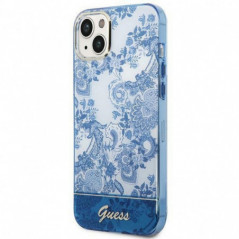 Kryt Guess IML Electro Cam TDJ na Apple iPhone 14 Modrý