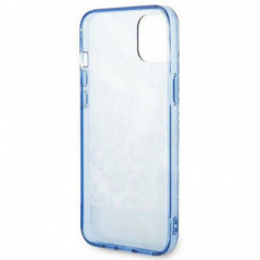 Kryt Guess IML Electro Cam TDJ na Apple iPhone 14 Plus Modrý