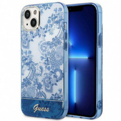 Kryt Guess IML Electro Cam TDJ na Apple iPhone 14 Plus Modrý