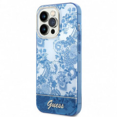 Kryt Guess IML Electro Cam TDJ na Apple iPhone 14 Pro Max Modrý