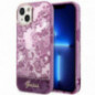 Kryt Guess IML Electro Cam TDJ na Apple iPhone 14 Světle cyklámenový